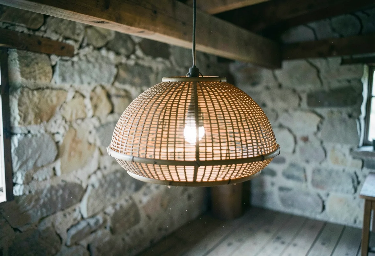 Bamboo Lighting Fixtures and Lampshade DIY